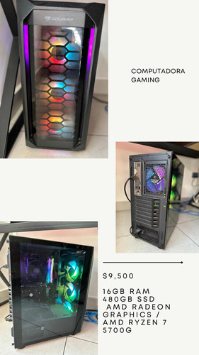 Computadora Gaming Pc Amd Radeon