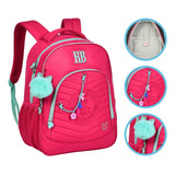 Mochila Escolar Clio Style Mochila De Costas Escolar Rebecca Bonbon Clio Style Rb24028 Cor Rosa  Design Lisa 20l