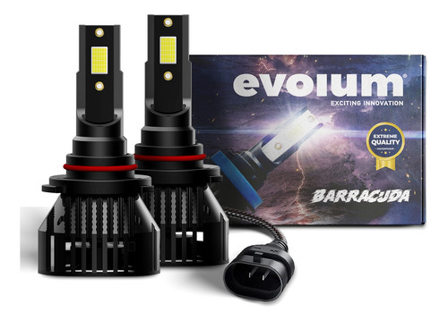 Kit Focos Leds Evolum Barracuda 9005 Alta Civic 2004 A 2020