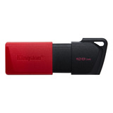 Pendrive Unidad Flash Usb 128 Gb Usb Tipo A Negro Rojo