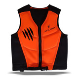 Colete Salva Vidas Neoprene Xfloat Enzo Homologado Laranja.