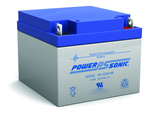 Bateria Recargable Powersonic Ps-12260 Nb 12v 26ah