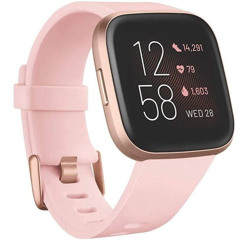 Fitbit Versa 2 - Reloj Inteligente De Salud Y Fitness Rosa