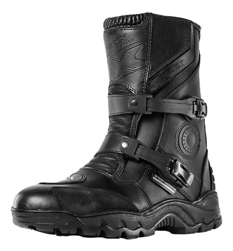 Bota Motociclista Impermeavel Texx Adventure V2 Cano Curto