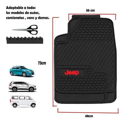 Pisos Jeep Cherokee Compass Renegade Pvc Camioneta Auto Jebe Foto 3