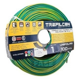Cable Unipolar 1mm Trefilcon Verde / Amarillo X 20mts