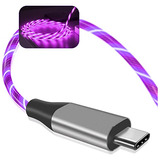 Cable Usb C, Cargador Rápido Con Luz Led De 3 A, Tipo De Cab