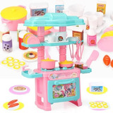 Cocina Infantil 45 Piezas Niña Set