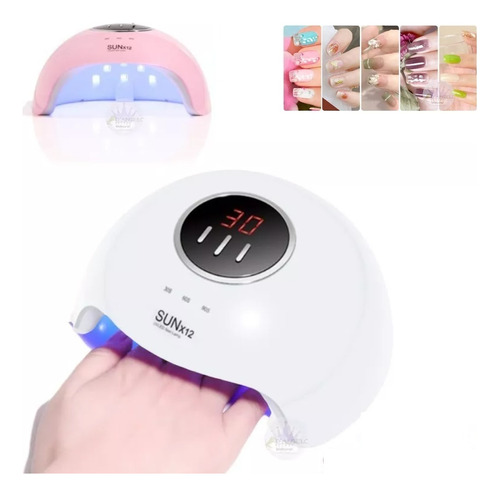 Secador Uña Uv Led Lampara Manicure Profesional 54w