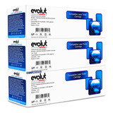 Kit 3 Toner Hp P1102, P1102w, P1100 Compatível Evolut Preto