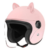 Casco Eléctrico De Motocicleta Con Orejas De Gato Para Adult