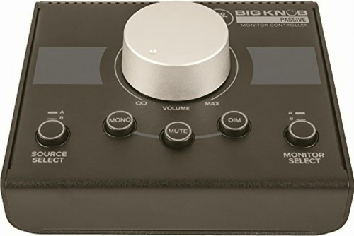 Mackie Big Knob Monitor Pasivo, Controller, Negro, Passive