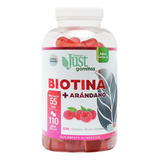 Biotina Premium + Arándano Justbio H 110 Gomitas
