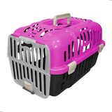 Caixa De Transporte Bolsa Jaula Para Gatos E Cães 6kg Rosa
