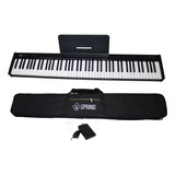 Piano Digital Top Com 88 Teclas + Pedal Sustain + Bag Pd188