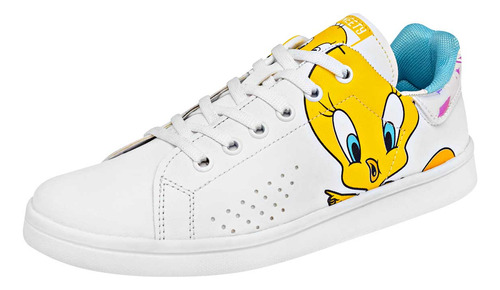 Tenis Piolin De Mujer Tci Blanco 112-879