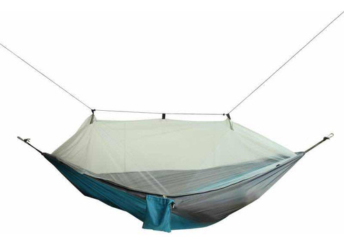 Hamaca Con Malla Mosquitera Azul Klimber