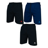 Pack X3 Pantalonetas Deportivas Original Ripple 2 Bolsillos 