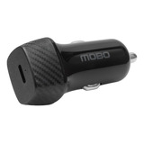 Cargador Para Auto 1 Puerto Usb - Tipo C Mobo Fast Negro 18w