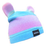 Gorro Micro Polar Osito Nopal Termico Abrigo Niños - Olivos