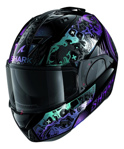 Capacete Shark Articulado Evo Es K-rozen Lançamento Novo 