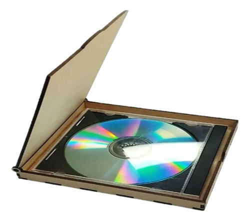 33 Cajas Porta Estuches Para Cd O Dvd En Mdf