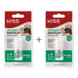 Kit 2 Colas De Unhas Postiças Kiss Ny Secagem Rápida