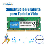 Memoria Ram Tecmiyo Sodimm Ddr4-2400mhz De 16 Gb Para Laptop