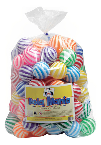 Bolinhas Piscina Plástica C/ 100 Brinquedo Infantil Didático