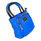 Queens Cartera Bandolera Urbana Mujer Bolso Azul Qv22206 Acabado De Los Herrajes Plateado Color Azul Claro Qv22206 Color De La Correa De Hombro Negro Diseño De La Tela Liso