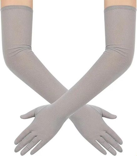 Guantes Largos De Tul Transparente Para Mujer, Disfraz De Bo
