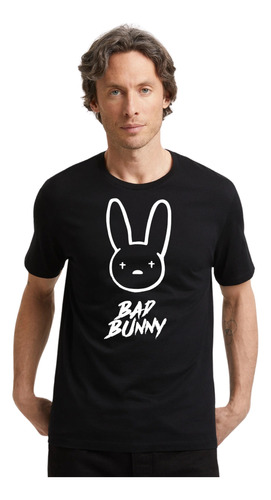 Remera Bad Bunny - Algodón - Unisex - Diseño B4