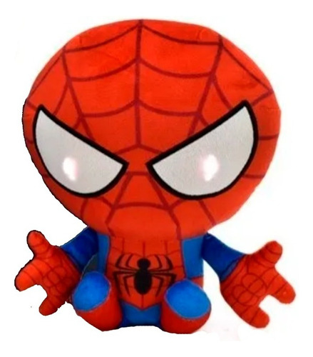 Peluche Marvel Con Luz 25cm Spiderman Capitan America 