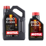 Aceite Sintetico Motul 8100 Xcess 5w40 Kit 6 Lts Bmw Vw Mb 