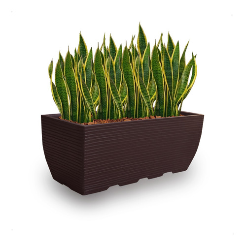 1 Jardineira Vaso Planta Rosa Plastico Horta Floreira 60x25