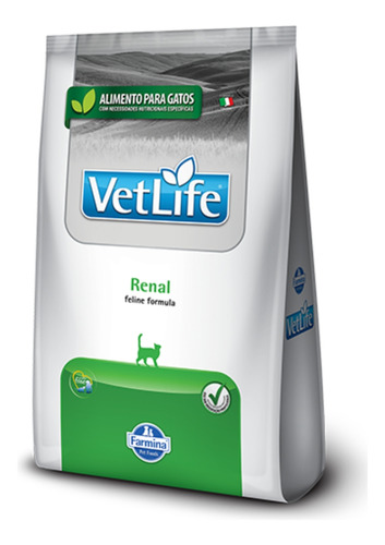 Ração P/gatos Vet Life Renal 400g - Farmina