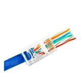 Conector Modular Utp Cat6 Rj45, 8p8c, Rj45, 100 Unidades