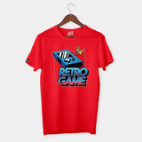 Remera Nock Retro Game -  100% Algodón Impresion Dtg