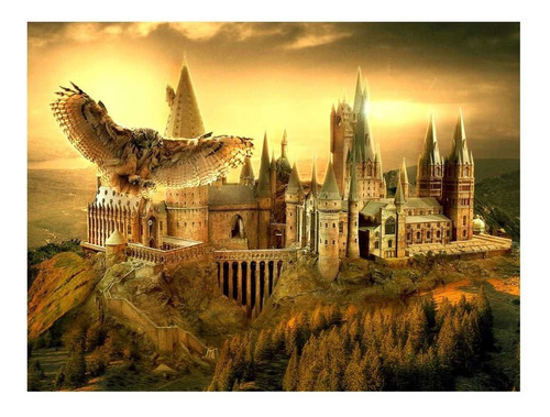 Adesivo Papel De Parede Hermione Harry Potter Hogwarts 3,5m²