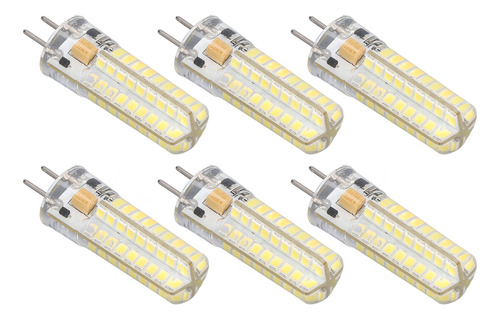 Bombilla Led Gy6.35, 6 Unidades, 7 W, Corriente Continua, 12