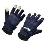 Guantes Hawk Night Rider Negro Touch Tactil Celular Talle M