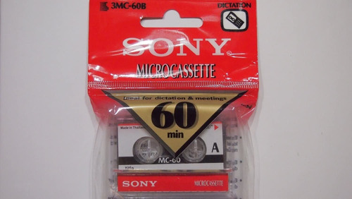 Cintas De Microcassette Vírgenes De 60 Minutos Sony Mc-60...