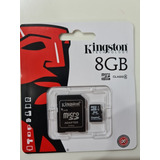 Memoria Micro Sd 8gb Clase 4