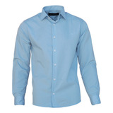 Camisa Social Masculino Slim Camisas Masculina Ogochi Branca