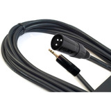 Cable De Xlr Macho A Plug 3.5 Stereo 2 Metros Balanceado