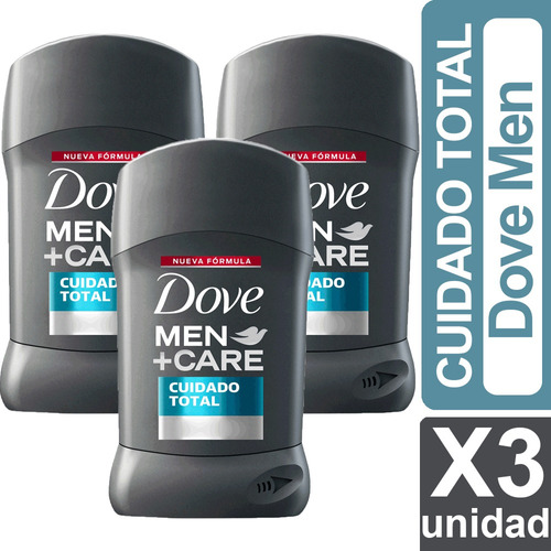 Desodorante Dove Cuidado Total Pack X3