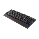 Teclado Gamer Xtech Armiger Xtk-510s Qwerty Español España Color Negro Con Luz Led