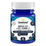 Mega D3 10.000 Ui + K2 Mk-7 300mcg Sunfood 60 Softgels