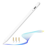 Lapiz Optico Capacitivo Para iPad 9/8/7 Gen Preciso Blanco