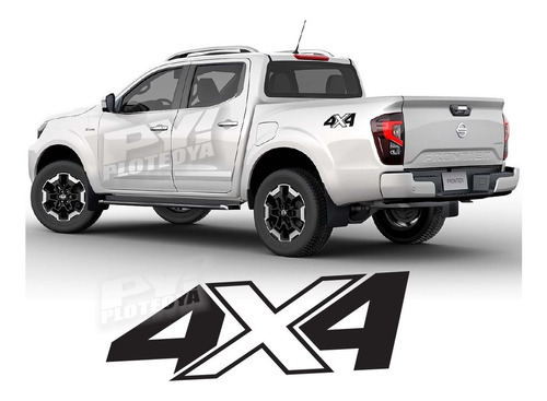 Calcos 4x4 Para Nissan Frontier 2022 - Ploteoya